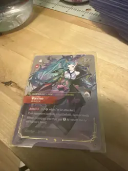 League of Legends Vayne Champion Unit Foil Card SFD 223/221 English 2023 - Image 3