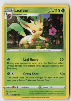 Leafeon - SWSH191 - SWSH: Sword & Shield Promo Cards Holo - PTCG - LP - Image 1