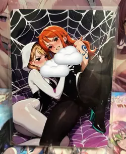 Matte Beautiful Waifu Handmade Card Goddess Story CCG Anime Double Sided - Image 1