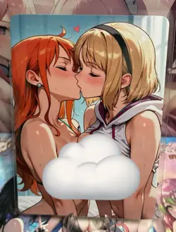 Matte Beautiful Waifu Handmade Card Goddess Story CCG Anime Double Sided - Image 2