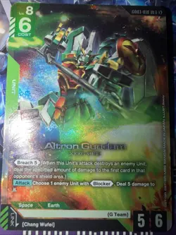 [ENGLISH] Gundam Card Game Altron Gundam GD03 - 018 LR Foil - Image 1