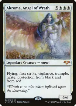Akroma, Angel of Wrath - Foil From the Vault: Angels LP MTG - Image 1