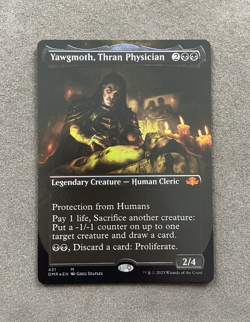 Yawgmoth, Thran Physician (Borderless) Foil - Dominaria Remastered - MTG English - Image 1