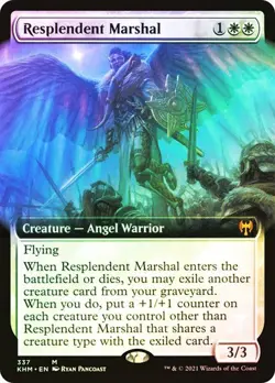 Resplendent Marshal FOIL EXTENDED - 337 - Mythic - Kaldheim KHM MTG - Image 1