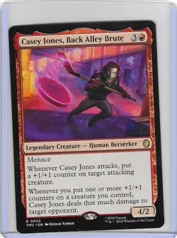 Casey Jones, Back Alley #22 R Teenage Mutant Ninja Turtles TMNT - MTG Non-Foil - Image 1