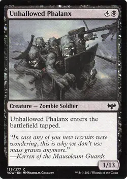 Unhallowed Phalanx 135 -Innistrad: Crimson Vow - NM - Image 1