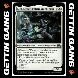 Lita, Little Orphan Amphibian - 0019 - UC - Foil - TMNT - MTG - NM/M - Image 1