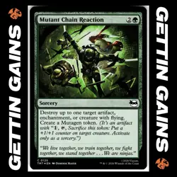 Mutant Chain Reaction - 0125 - C - Foil - TMNT - MTG - NM/M - Image 1