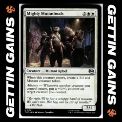 Mighty Mutanimals - 0021 - UC - Foil - TMNT - MTG - NM/M - Image 1