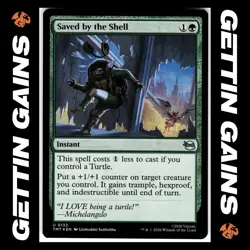 Saved by the Shell - 0132 - UC - Foil - TMNT - MTG - NM/M - Image 1