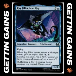 Ray Fillet, Man Ray - 0049 - UC - Foil - TMNT - MTG - NM/M - Image 1