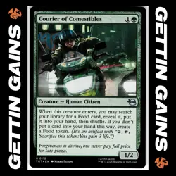 Courier of Comestibles - 0112 - UC - Foil - TMNT - MTG - NM/M - Image 1