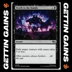 Death in the Family - 0061 - UC - Foil - TMNT - MTG - NM/M - Image 1