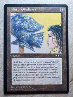 Magic the Gathering MTG - Helm of Obedience - Alliances - Image 1