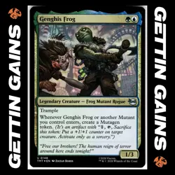Genghis Frog - 0148 - UC - Foil - TMNT - MTG - NM/M - Image 1