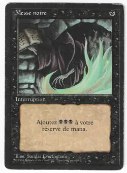 ►Magic-Style◄ MTG - Dark Ritual - French Revised FBB - Played - Image 1