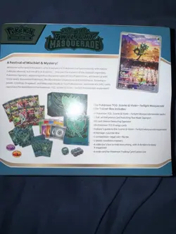 Pokemon TCG Twilight Masquerade ETB Factory Sealed Box - Image 3