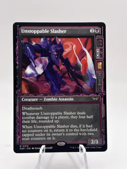 Unstoppable Slasher 0312 Showcase Duskmourn: House of Horror DSK MTG NM - Image 1