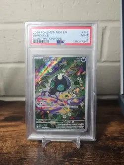 Pokemon TCG Mega Evolution Shroodle 149/132 Illustration Rare PSA 9 - Image 1