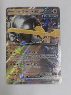 Iron Boulder ex - 099/162 - Pokemon TCG Temporal Forces (2024) - NM - HOLO - Image 1