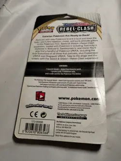 Pokemon blister pack with coin. Mantine Rebal Clash. Factory sealed. - Image 2