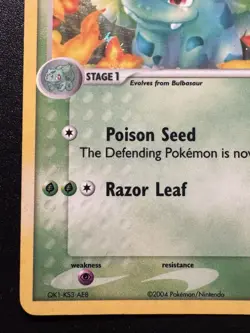 Ivysaur 35/112 EX FireRed & LeafGreen Pokemon Card Reverse Holo Foil Rare MP - Image 5