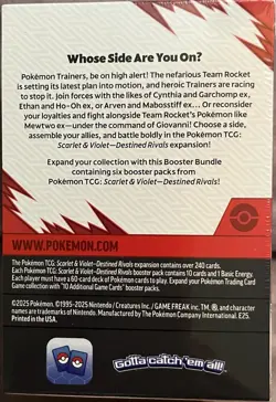 Pokemon TCG Scarlet and Violet Destined Rivals Booster Bundle Factory Sealed - Image 2