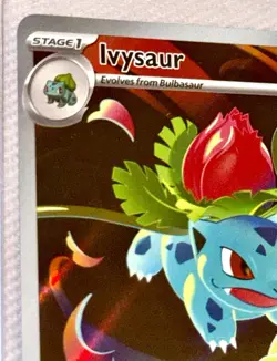 Pokemon Ivysaur 134/132 Me01: Mega Evolution Illustration Rare HOLO ART Rare NM - Image 3