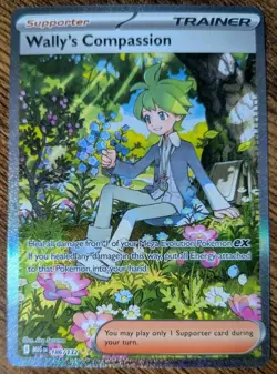 Pokemon TCG – Wally’s Compassion 186/132 SIR – Print Anomaly (Ink Dot) - NM - Image 4