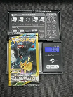 Rare Pokemon Team Up 3 Card Factory Sealed Booster Pack HEAVY 7.70g - Image 1