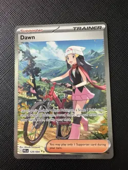 Pokemon Dawn TCG Trainer Full Art Holo 129/094 Me02 Special Illustration Rare - Image 1