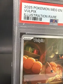 2025 POKEMON MEG EN-MEGA EVOLUTION ILLUSTRATION RARE #138 VULPIX PSA 10 - Image 2