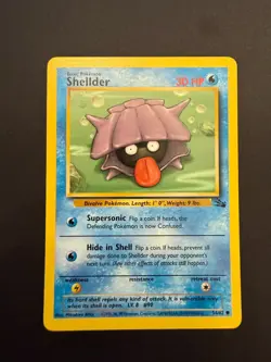 Pokemon TCG Shellder Fossil 54/62 Regular NM! - Image 1