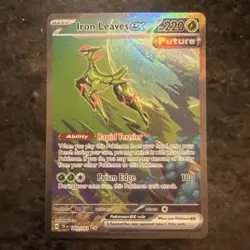 Pokemon TCG Iron Leaves ex 203/162 Obsidian Flames Illustration Rare NM/M - Image 1