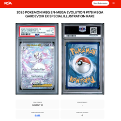 Mega Gardevoir Ex SIR 178 PSA 10 English - 2025 Pokemon MEG EN - Image 4