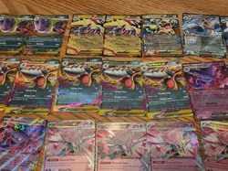 62 Lot Pokemon Phantasmal Flames & More EX IR Full Art Trainer Fresh Pack Pulls - Image 3