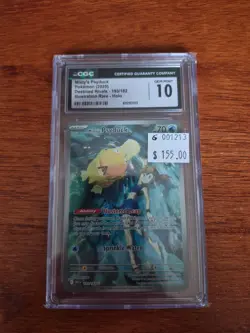 2025 Pokemon Mistys Payduck Destined Rivals Rare Holo 193/182 CGC 10 GM G001213 - Image 1