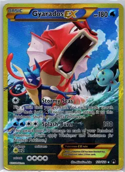 Pokemon TCG Gyarados EX 123/122 BREAKpoint Holo MP - Image 1