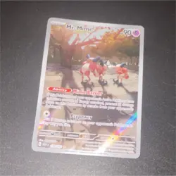 Pokemon Mr. Mime 179/165 Scarlet & Violet 151 Illustration Rare Holo 90 HP - Image 1