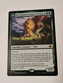 Ojer Kaslem, Deepest Growth MTG, Lost Caverns of Ixalan, Mythic Rare, Transforms - Image 1