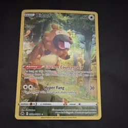 Pokemon Bidoof GG29/GG70 Crown Zenith Galarian Gallery Ultra Rare Holo English - Image 1