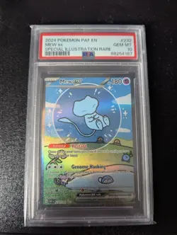 Mew EX 232/091 - Paldean Fates - Bubble Mew - PSA 10 Gem Mint - Pokemon TCG - Image 1