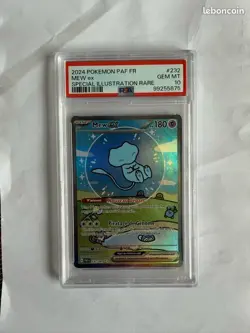 Pokemon Mew EX Bubble Mew PSA 10 Gem Mint 232/091 - Image 1