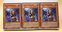 (3x) Yugioh - Amazon Archer - LON-032 - First Edition - LP - Image 1