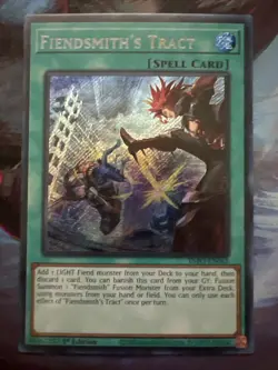 2x Yu-Gi-Oh! TCG Fiendsmith's Tract Secret Rare 1st Edition INFO-EN061 - Image 2