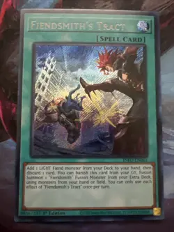 2x Yu-Gi-Oh! TCG Fiendsmith's Tract Secret Rare 1st Edition INFO-EN061 - Image 4