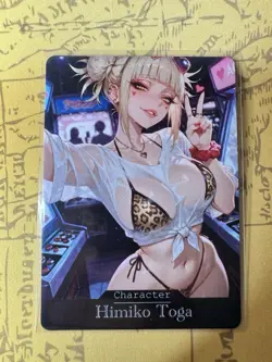 Himiko Toga My Hero Academia ACG Goddess Story Waifu Anime Custom Card - Image 1