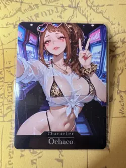 Ochaco My Hero Academia ACG Goddess Story Waifu Anime Custom Card - Image 1