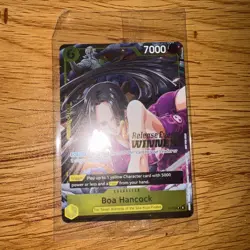 One Piece Boa Hancock Kami's Island OP15-EB04 Release Event Winner P-115 Sealed - Image 2