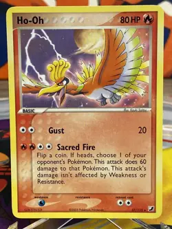 Pokemon Vintage TCG Cards Ho-oh Non Holo 27/115 Set Rare Legendary #BB51 - Image 1